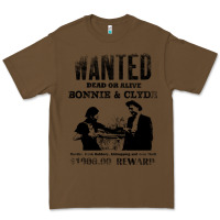 Cacao wanted bonnie and clyde, distressed Premium Tee - lanVoArt