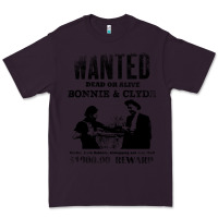 Plum wanted bonnie and clyde, distressed Premium Tee - lanVoArt