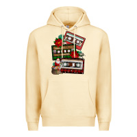 Pina Colada christmas cassette gemstone Premium Hoodie - FaDigitalArtStudio