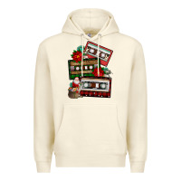 Sandshell christmas cassette gemstone Premium Hoodie - FaDigitalArtStudio