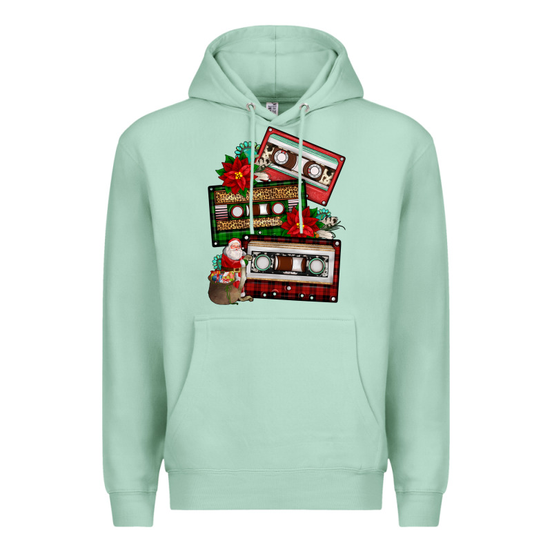 Christmas Cassette Gemstone Premium Hoodie by FaDigitalArtStudio | Teevron
