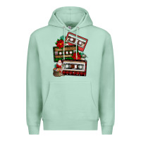 Seafoam christmas cassette gemstone Premium Hoodie - FaDigitalArtStudio