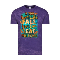 Cloud Purple If you don't like Fall you can leaf me alone Vintage Tee - NancyCooperArtShop