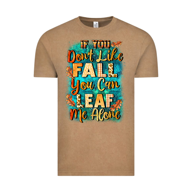 If You Don't Like Fall You Can Leaf Me Alone Vintage Tee by NancyCooperArtShop | Teevron