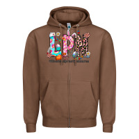 Chestnut Easter Lpn Zipper Hoodie - CowhideDigitalArt