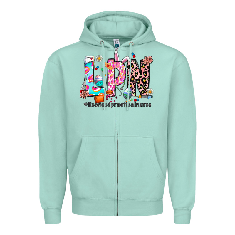 Easter Lpn Zipper Hoodie by CowhideDigitalArt | Teevron