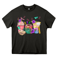 Asphalt School Girl Coffee Cup Bbs Heavy Core Tee - BundleAndBundleShop