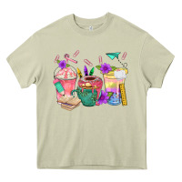 Mossy School Girl Coffee Cup Bbs Heavy Core Tee - BundleAndBundleShop