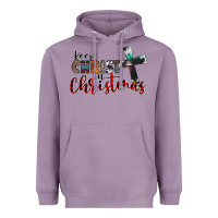 Lavender keep christ in christmas Heavyweight Hoodie - CowhideDigitalArt