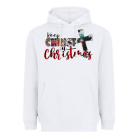 White keep christ in christmas Heavyweight Hoodie - CowhideDigitalArt