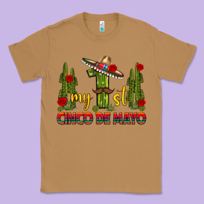 My 1st Cinco De Mayo Classic Tee Designed By Texasbilliewilder