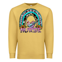 Antique Gold nurse rainbow Premium Sweatshirt - SublimationCraftShop