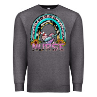 Charcoal Heather nurse rainbow Premium Sweatshirt - SublimationCraftShop