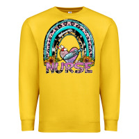 Lemon nurse rainbow Premium Sweatshirt - SublimationCraftShop