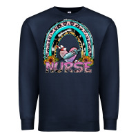 Navy nurse rainbow Premium Sweatshirt - SublimationCraftShop