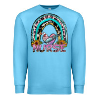 Ocean Blue nurse rainbow Premium Sweatshirt - SublimationCraftShop