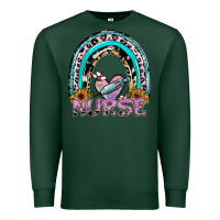 Sports Green nurse rainbow Premium Sweatshirt - SublimationCraftShop