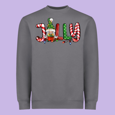 Jolly Gnome Heavyweight Sweatshirt Designed By Bundleandbundleshop