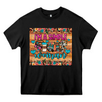 Black i'm a simple woman Heavy Core Tee - JahusDesignShop