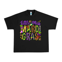 Black little miss mardi gras hjf Urban Heavy Tee - HowdyJamesFarm