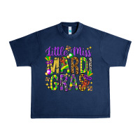 Navy little miss mardi gras hjf Urban Heavy Tee - HowdyJamesFarm
