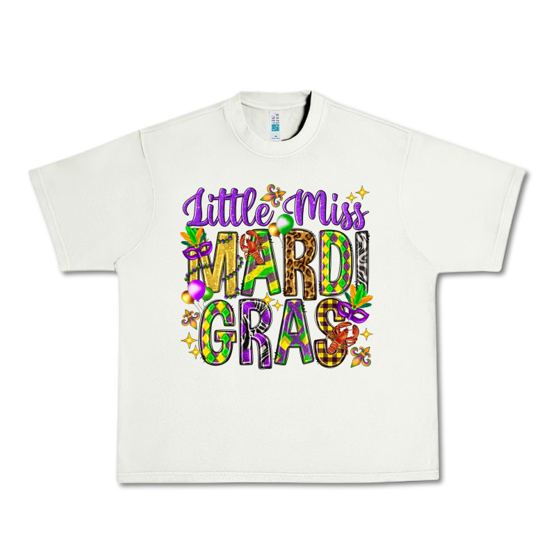 Little Miss Mardi Gras Hjf Urban Heavy Tee by HowdyJamesFarm | Teevron