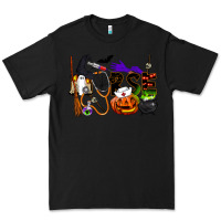 Black Halloween Nurse Premium Tee - LillyAllenDesigns