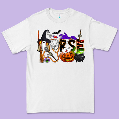 Halloween Nurse Premium Tee Designed By Lillyallendesigns