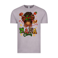 Vintage Zinc mama claus afro messy bun Vintage Tee - texasbilliewilder