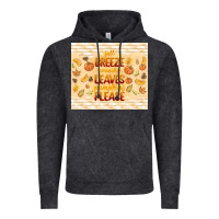 Vintage Black fall breeze crunchy leaves Vintage Hoodie - TumblerDesignByShophia