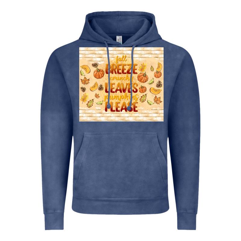 Fall Breeze Crunchy Leaves Vintage Hoodie by TumblerDesignByShophia | Teevron