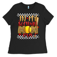 Black in my softball mom era Ladies Tee - Artiststas
