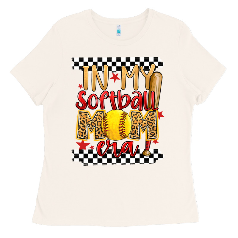 In My Softball Mom Era Ladies Tee by Artiststas | Teevron