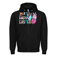 Black happy easter nurse Zipper Hoodie - CowhideDigitalArt