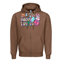 Chestnut happy easter nurse Zipper Hoodie - CowhideDigitalArt