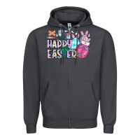 Smoke happy easter nurse Zipper Hoodie - CowhideDigitalArt