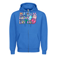 True Royal happy easter nurse Zipper Hoodie - CowhideDigitalArt
