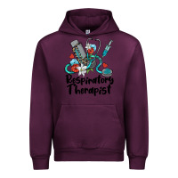 Mauve Wine respiratory therapist Urban Hoodie - BarkalooDesign