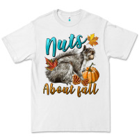 White Nuts About Fall Squirrel Premium Tee - LillyAllenDesigns