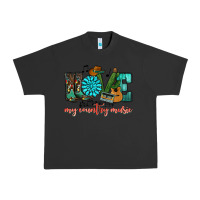 Pigment Black Western love my country music Urban Heavy Tee - HowdyJamesFarm