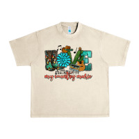 Sandshell Western love my country music Urban Heavy Tee - HowdyJamesFarm