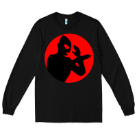 Black ultraman Long Sleeve Tee - lanVoArt