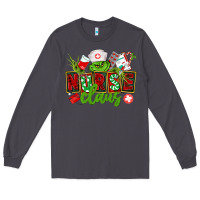 Smoke nurse claus christmas Long Sleeve Tee - CowGirlArtShop