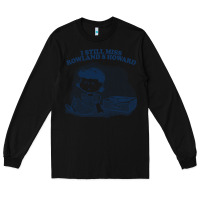 Black i still miss rowland s howard  ••••• vinyl collector fan des Long Sleeve Tee - lanVoArt