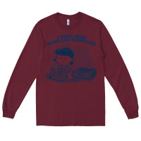 Burgundy i still miss rowland s howard  ••••• vinyl collector fan des Long Sleeve Tee - lanVoArt