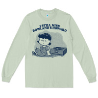 Matcha i still miss rowland s howard  ••••• vinyl collector fan des Long Sleeve Tee - lanVoArt