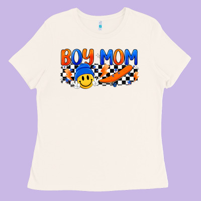 Boy Mom Ladies Tee Designed By Artiststas