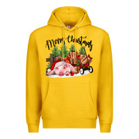 Lemon merry christmas pig Premium Hoodie - FaDigitalArtStudio