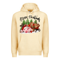 Pina Colada merry christmas pig Premium Hoodie - FaDigitalArtStudio