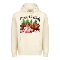 Sandshell merry christmas pig Premium Hoodie - FaDigitalArtStudio